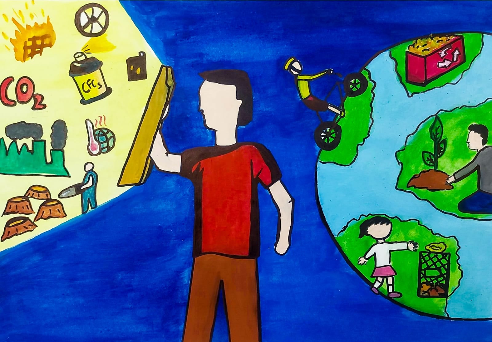 World Earth Day : Online Drawing Competition